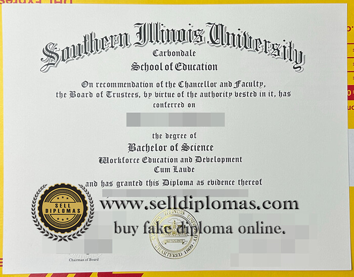 buy fake Southern Illinois University diploma