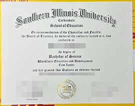 Order fake Southern Illinois University certificate