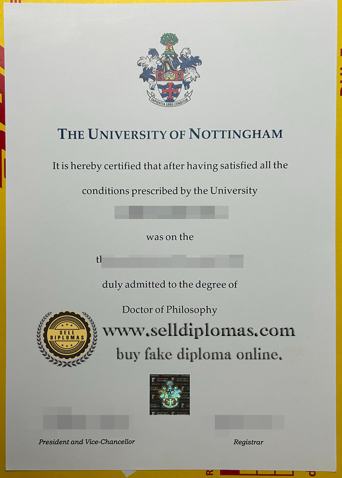 buy fake university of nottingham diploma