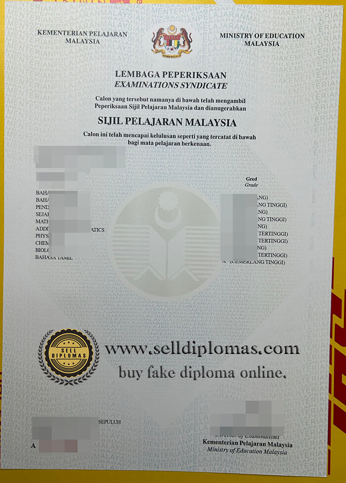buy fake sijil pelajaran malaysia diploma