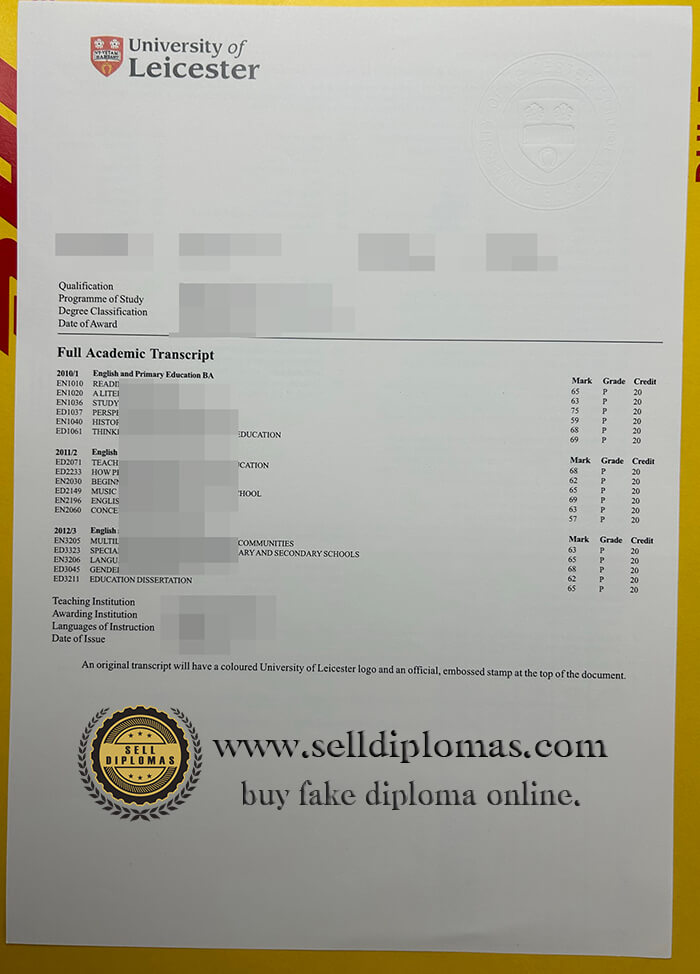 buy fake university of leicester diploma