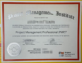 Buy fake Project Management Professional (PMP) certificate