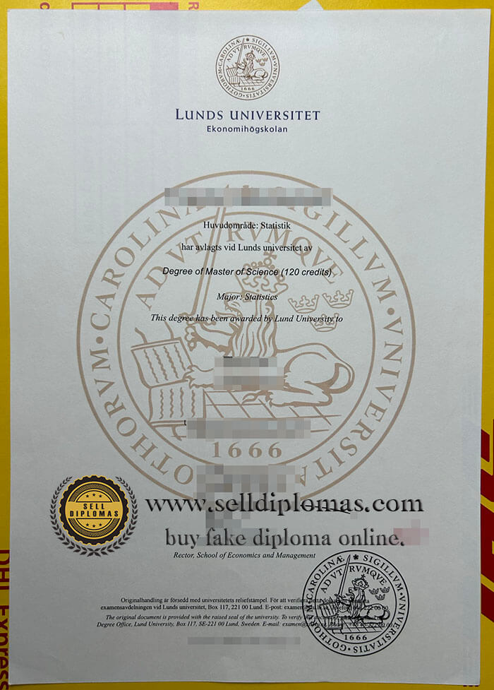 buy fake lunds universitet diploma