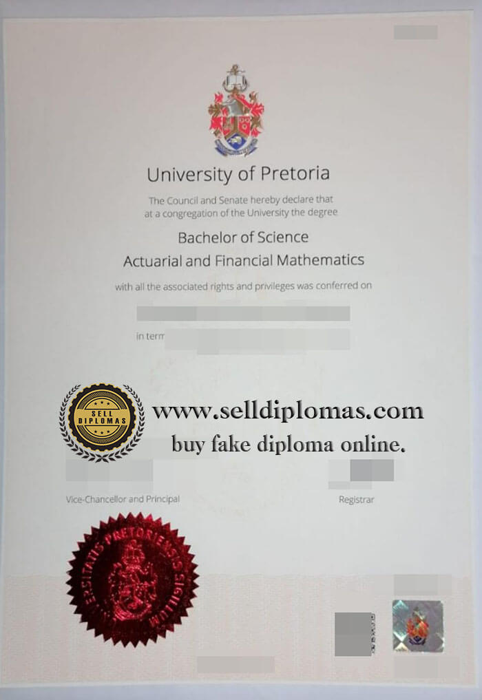 buy fake University of Pretoria diploma
