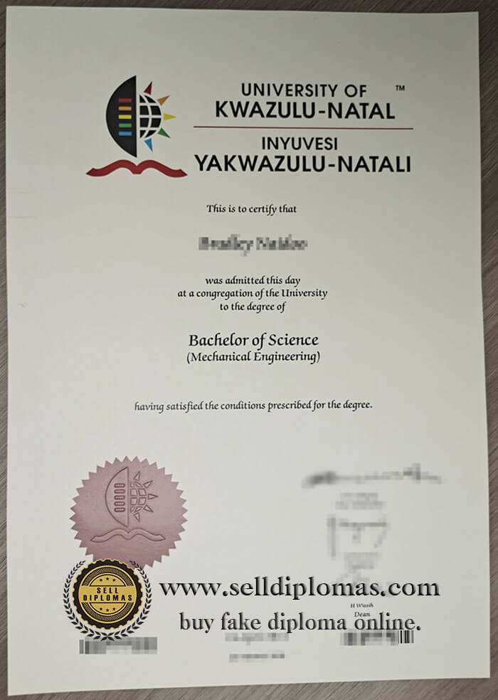 buy fake University of KwaZulu-Natal diploma