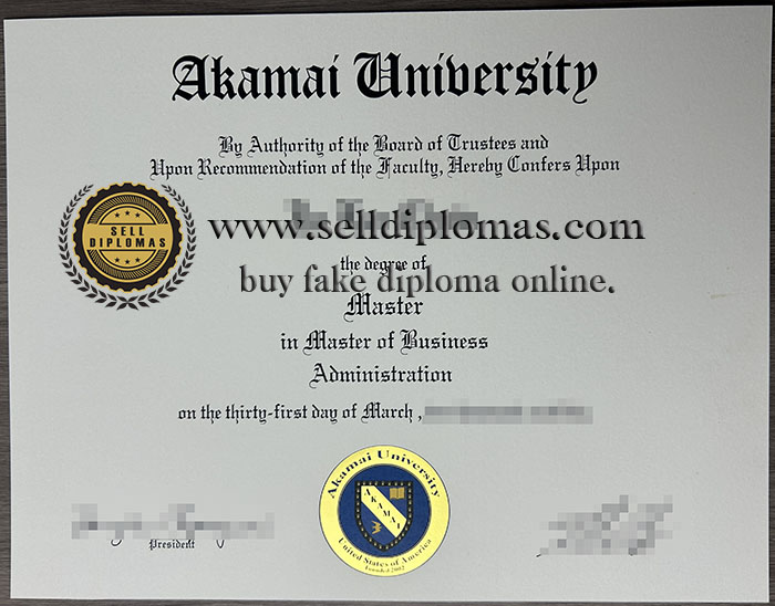 where to buy Akamai University diploma certificate Bachelor’s degree？
