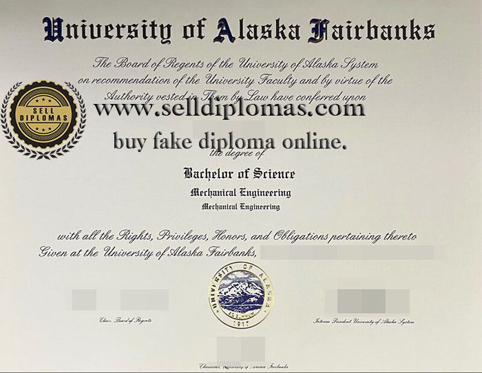 where to buy University of Alaska - Fairbanks diploma certificate Bachelor’s degree？
