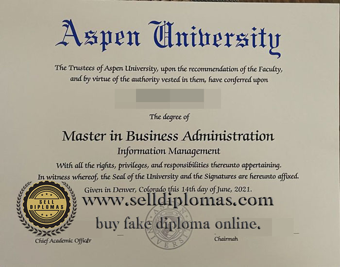 where to buy aspen university diploma certificate Bachelor’s degree？