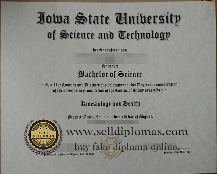 where to buy Iowa State University diploma certificate Bachelor’s degree？