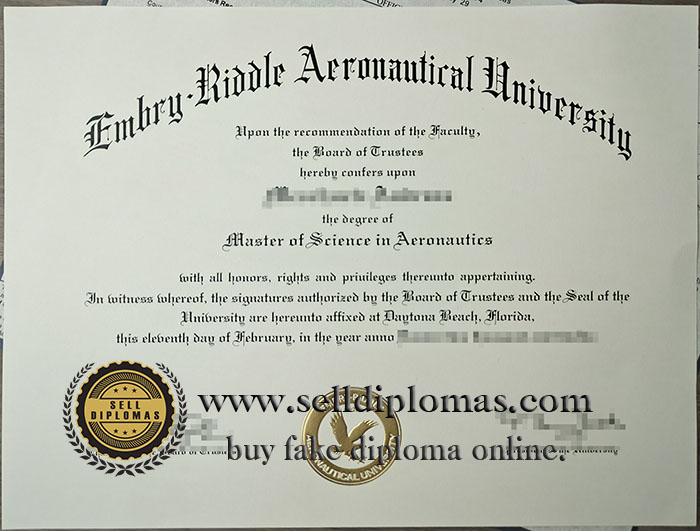 where to buy Embry-Riddle Aeronautical University diploma certificate Bachelor’s degree？