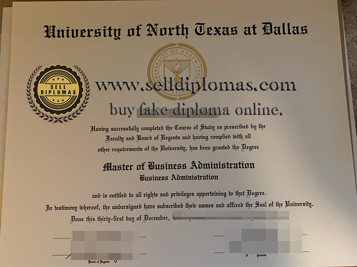 where to buy University of North Texas Dallas diploma certificate Bachelor’s degree？