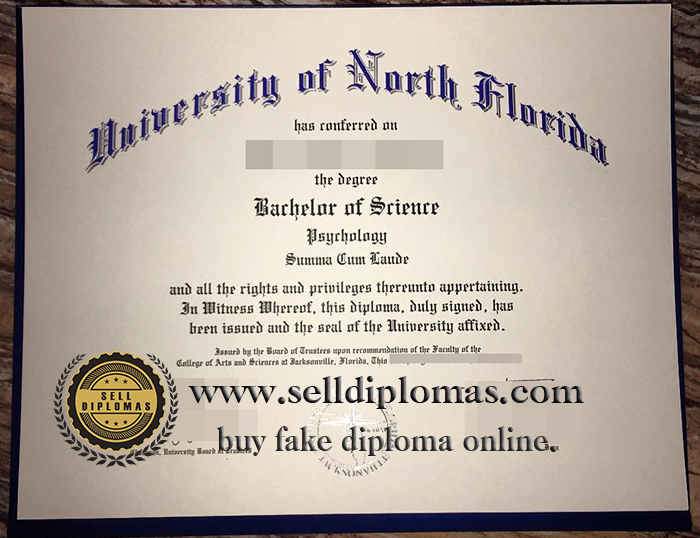 where to buy university of north florida diploma certificate Bachelor’s degree？