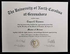 where to buy University of North Carolina at Greensboro diploma certificate Bachelor’s degree？