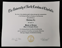 where to buy University of North Carolina at Charlotte diploma certificate Bachelor’s degree？