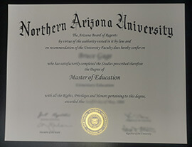 where to buy Northern Arizona University diploma certificate Bachelor’s degree？