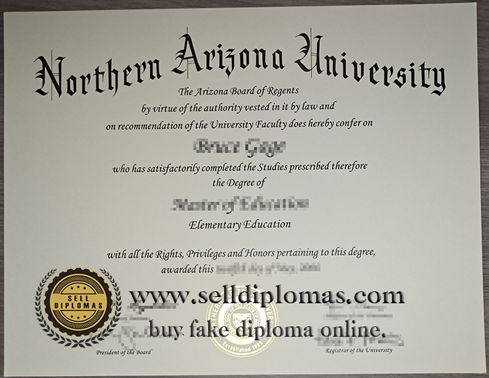 where to buy Northern Arizona University diploma certificate Bachelor’s degree？