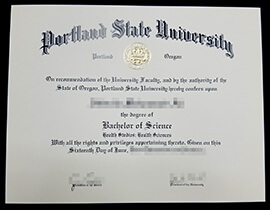 where to buy portland state university diploma certificate Bachelor’s degree？