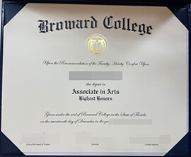 where to buy Broward College diploma certificate Bachelor’s degree？