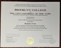 where to buy Brooklyn college diploma certificate Bachelor’s degree？