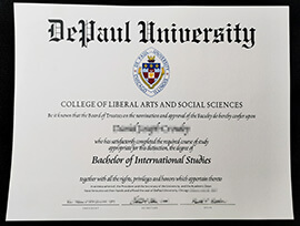 where to buy DePaul University diploma certificate Bachelor’s degree？