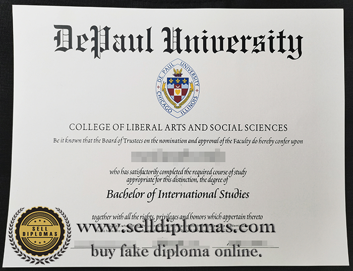 where to buy DePaul University diploma certificate Bachelor’s degree？