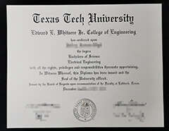 where to buy Texas Tech University diploma certificate Bachelor’s degree？