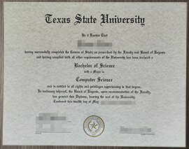 where to buy Texas State University degree diploma certificate Bachelor’s degree？