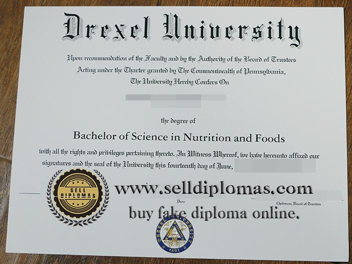 where to buy Drexel University diploma certificate Bachelor’s degree？