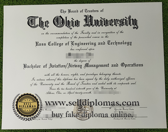How to buy an Ohio University diploma?