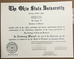 where to buy Ohio State University diploma certificate？