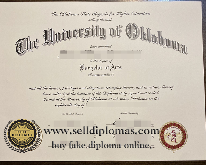 how to buy University of Oklahoma certificate Bachelor’s degree？