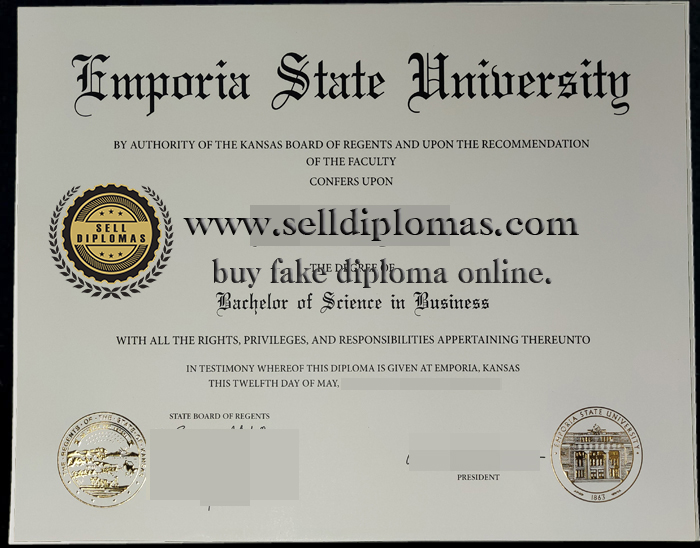 how to buy emporia state university certificate Bachelor’s degree？