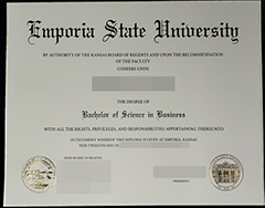 how to buy emporia state university certificate Bachelor’s degree？