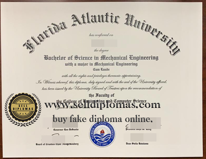 Can buy a Florida Atlantic University Bachelor’s degree?