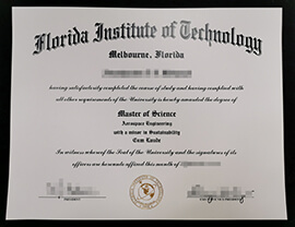 How to buy a florida institute of technology diploma？