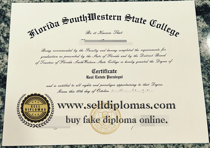 Can buy a florida south westernstate college diploma Bachelor’s degree?