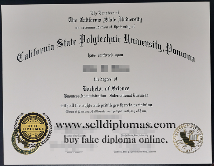 Can buy a University state California, Pomona diploma?