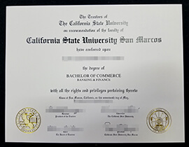 Where can I buy a California State University, San Marcos degree certificate?