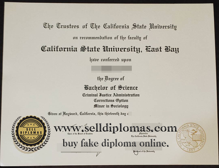 where buy to California State University, East Bay diploma？