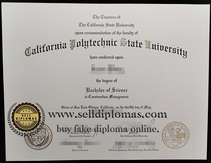 How to buy a California Polytechnic State University diploma?