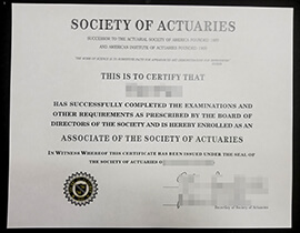 You need to purchase an actuary membership certificate.