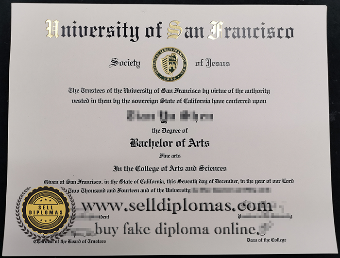 Need to replace your University of San Francisco diploma?