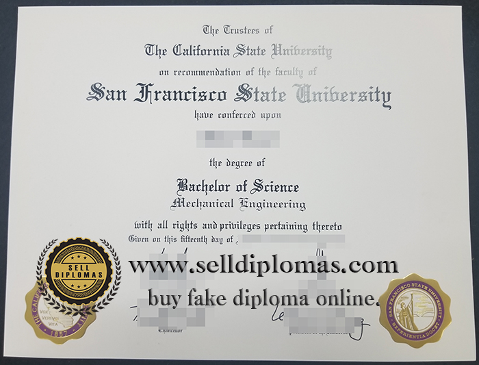 How to buy a San Francisco State University diploma?