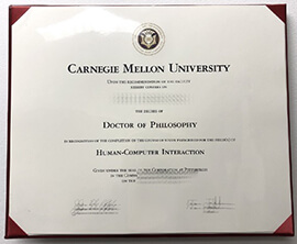 Replace your Carnegie Mellon University diploma with fake certificates.