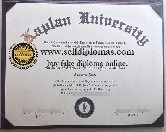 Buy Kaplan University certificate online.