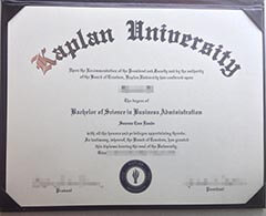 Buy Kaplan University certificate online.