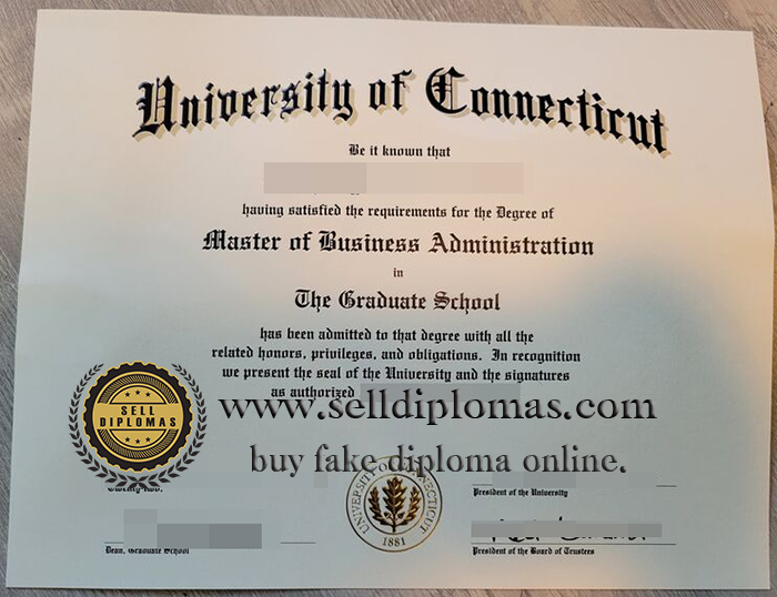 where to buy University of Connecticut diploma certificate?