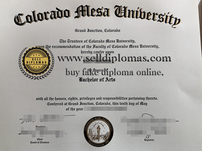 How to buy a Colorado Mesa University diploma.