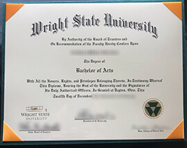 Need to replace your Wright State University certificate?