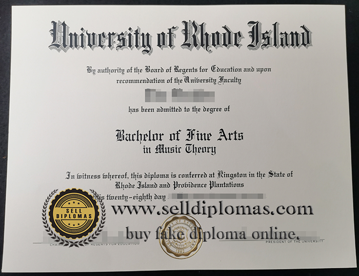 Sell fake Rhode Island University diploma online.